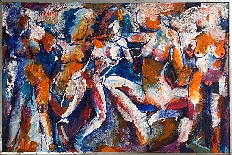 Original Figurative Nude Painting by Patrick Butler