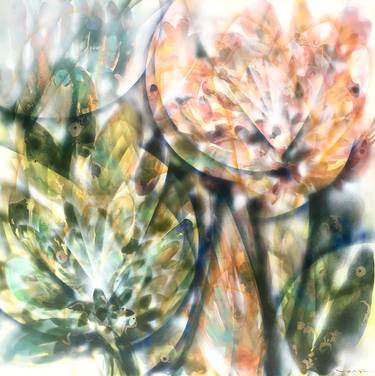 Print of Abstract Botanic Printmaking by Taryn Brown