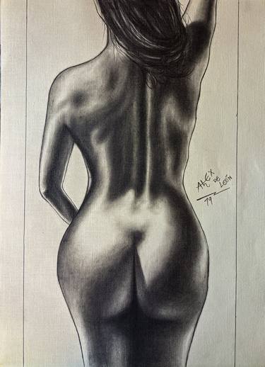 Print of Fine Art Erotic Drawings by Alex de Leon