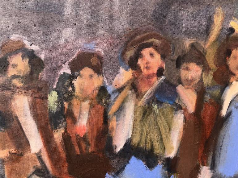 Original People Painting by Anna McNeil