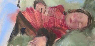 Original Figurative Children Paintings by Anna McNeil