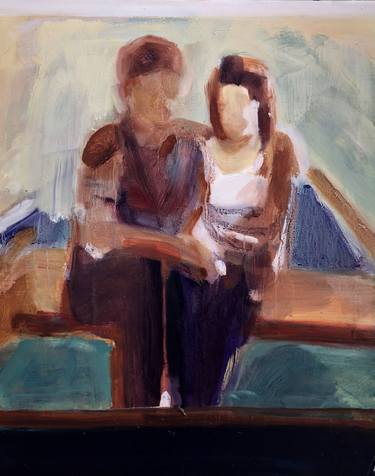 Original Expressionism Boat Paintings by Anna Mcneil