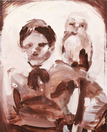 Original Expressionism People Paintings by Anna McNeil