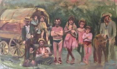 Original Expressionism Family Paintings by Anna McNeil
