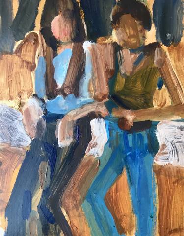 Original Figurative People Paintings by Anna McNeil