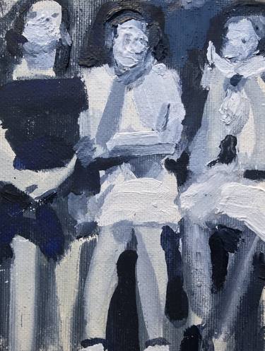 Original Impressionism People Paintings by Anna McNeil