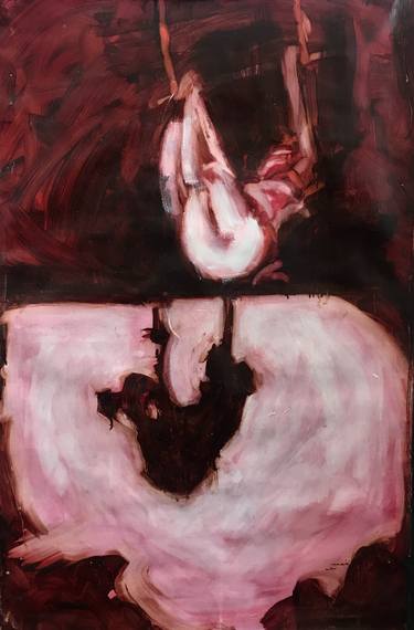 Saatchi Art Artist Anna McNeil; Painting, “Trapeze i” #art
