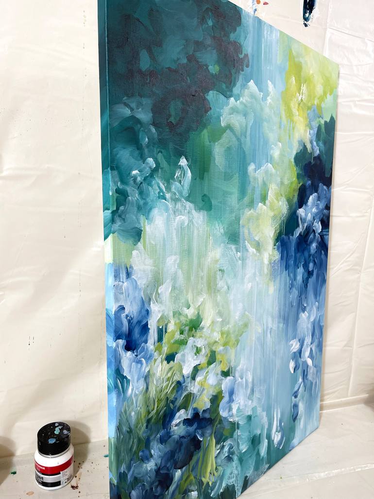 Original Abstract Nature Painting by Ines Khadraoui