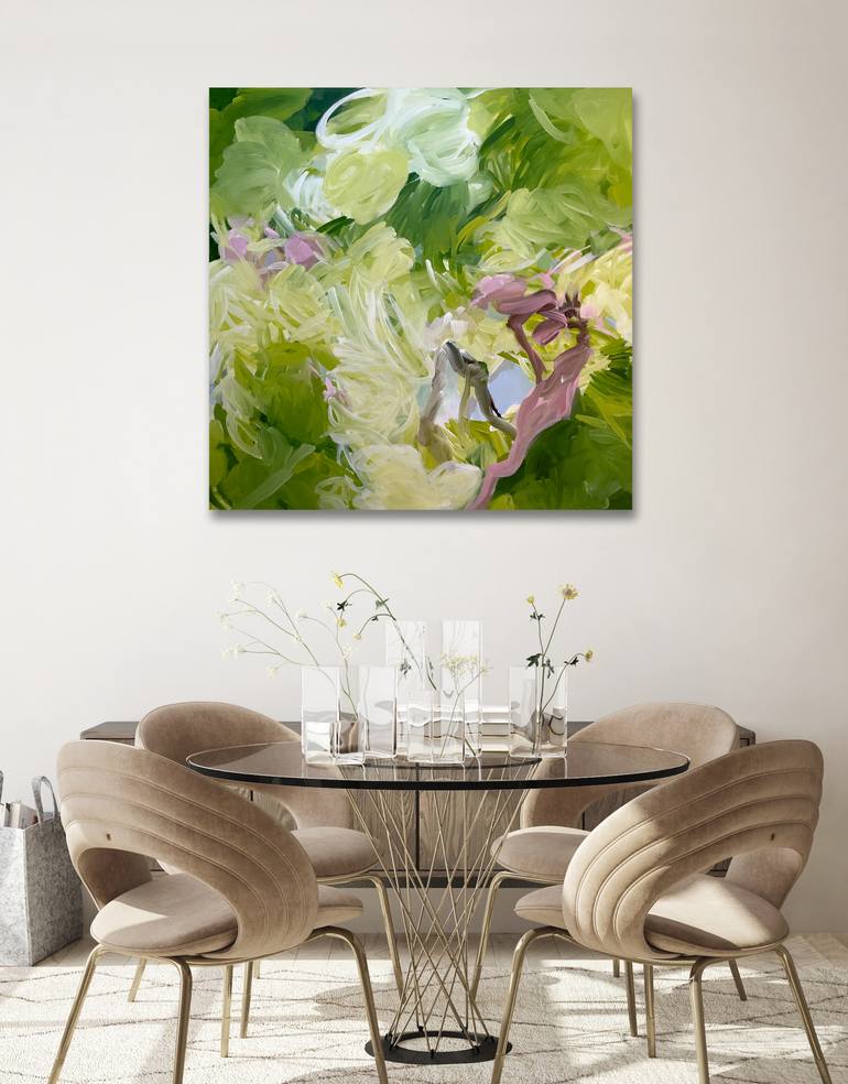 Original Abstract Nature Painting by Ines Khadraoui