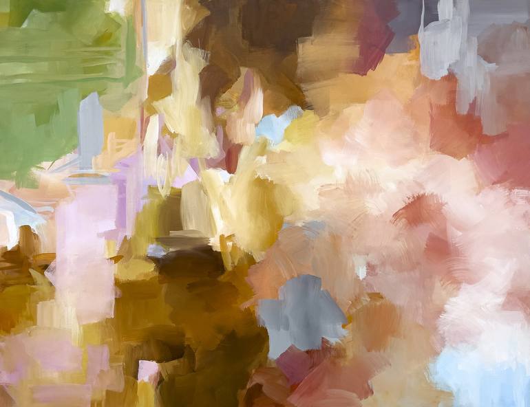 Original Abstract Expressionism Abstract Paintings by Ines Khadraoui
