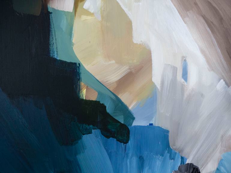 Original Abstract Expressionism Abstract Painting by Ines Khadraoui