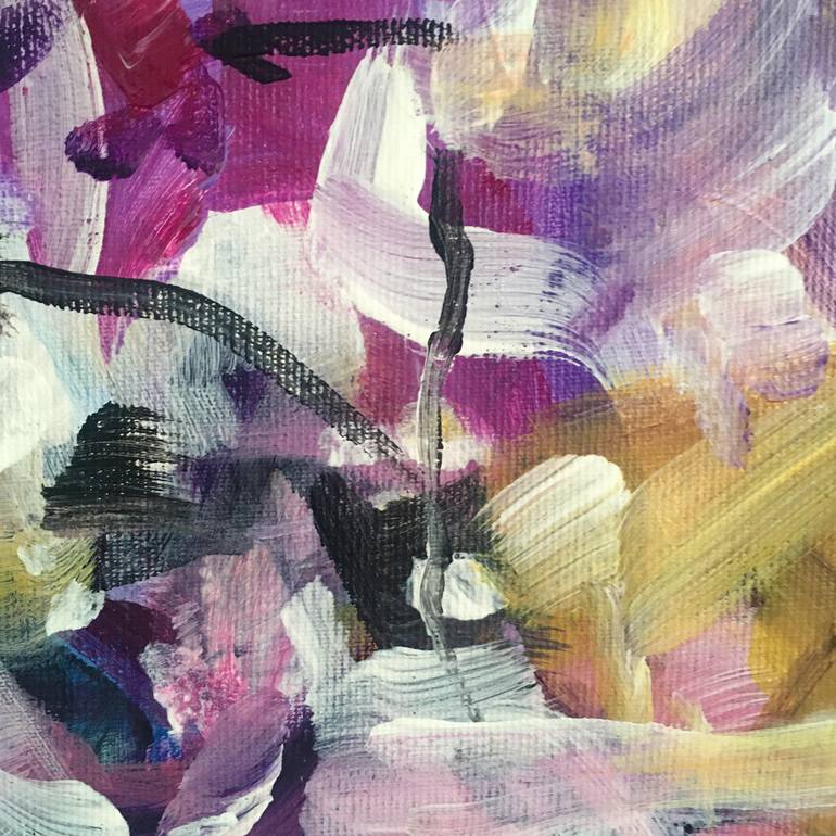 Original Abstract Expressionism Abstract Painting by Ines Khadraoui