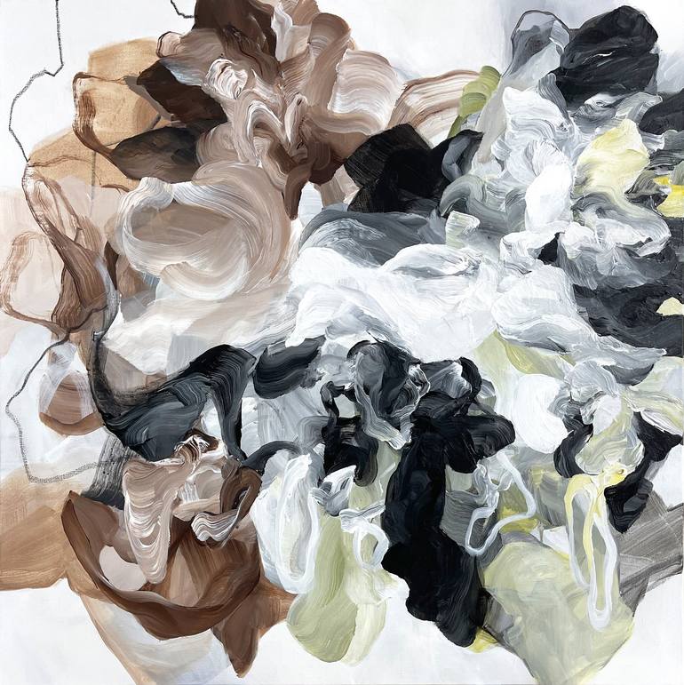 Original Abstract Painting by Ines Khadraoui | Abstract Art on Canvas | February day 2