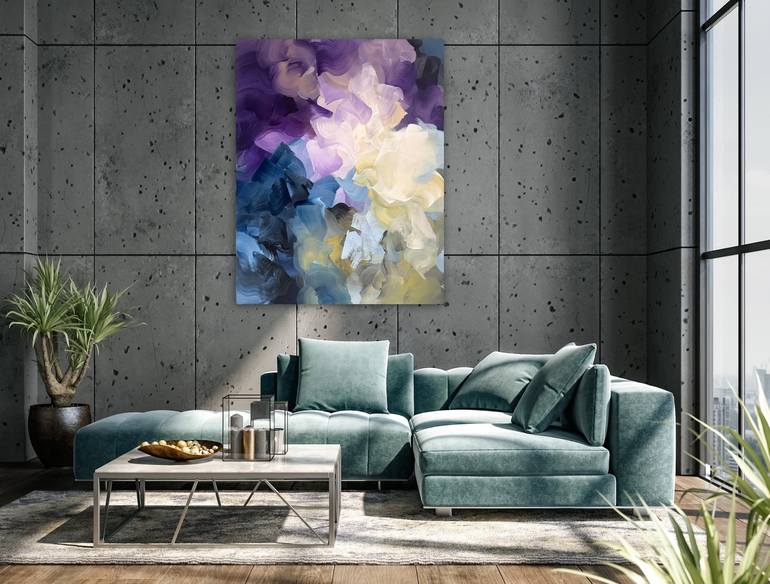 Original Abstract Expressionism Abstract Painting by ines khadraoui