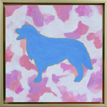 Original Abstract Dogs Paintings by Jeanne Player
