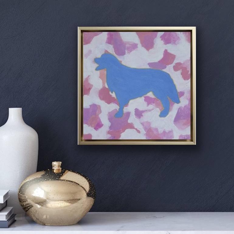 Original Dogs Painting by Jeanne Player