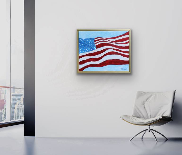 Original Contemporary Political Painting by Jeanne Player