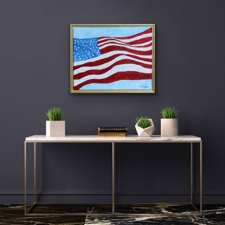 Original Contemporary Politics Painting by Jeanne Player