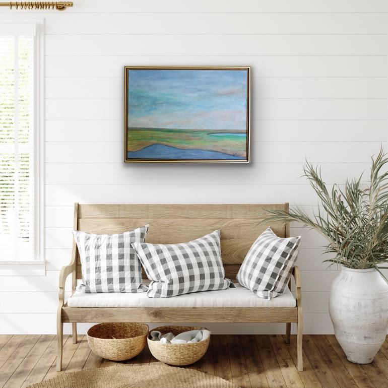 Original Abstract Landscape Painting by Jeanne Player