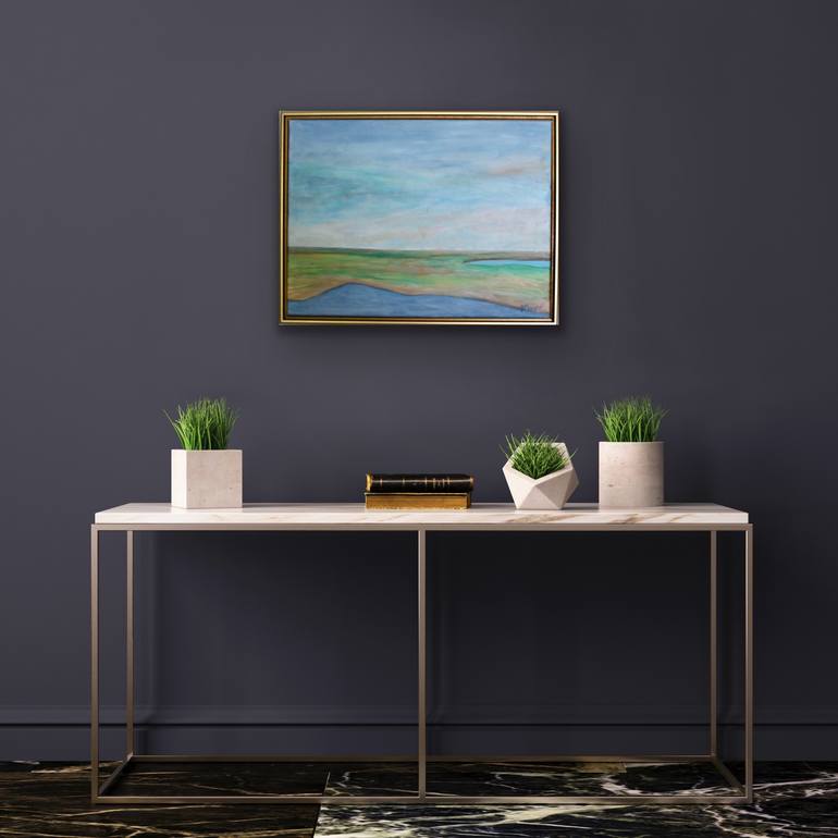 Original Abstract Landscape Painting by Jeanne Player