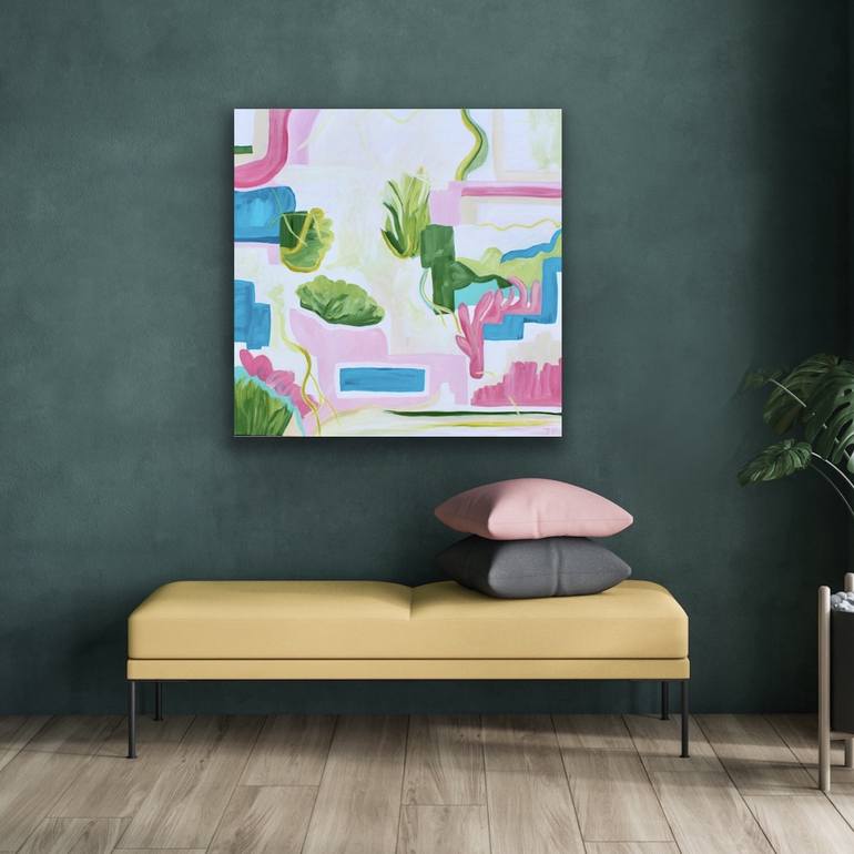 Original Abstract Painting by Jeanne Player