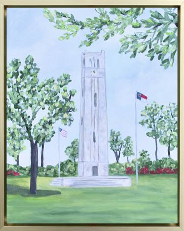 NCSU Bell Tower by Jeanne Player thumb