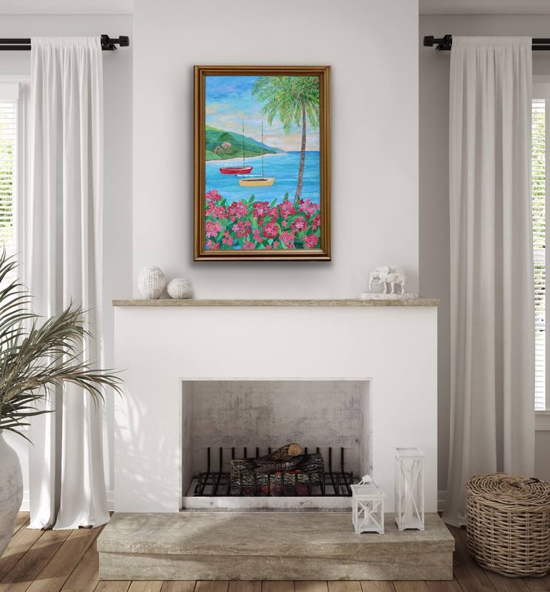 Original Beach Painting by Jeanne Player