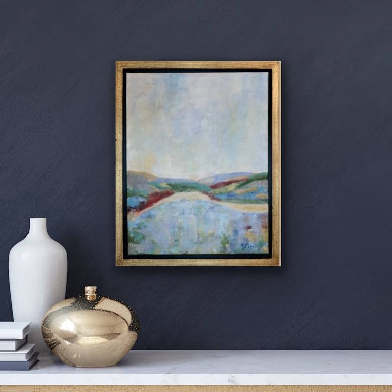 Original Abstract Seascape Painting by Jeanne Player