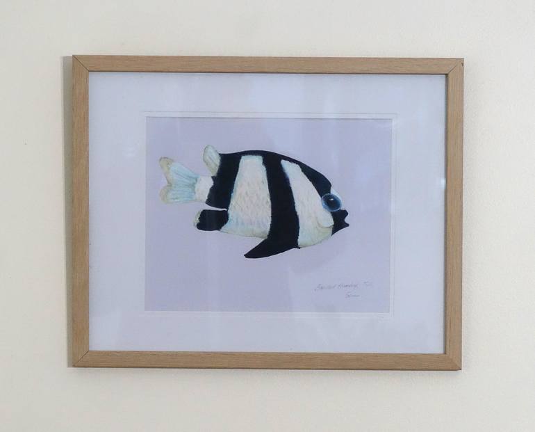 Original Fine Art Fish Painting by John N Mason