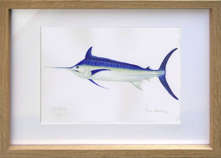 Original Fish Painting by John N Mason