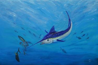 Print of Realism Fish Paintings by John N Mason