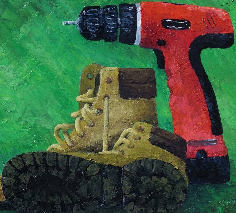 Original Illustration Still Life Painting by John N Mason