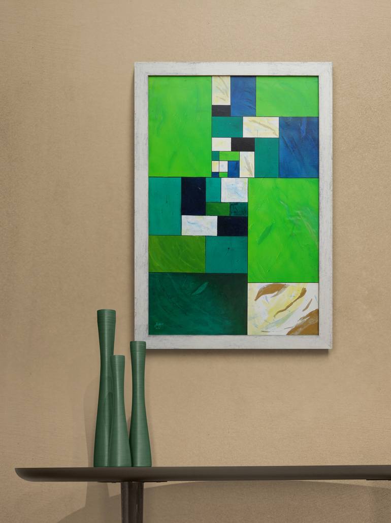 Original Abstract Painting by John N Mason