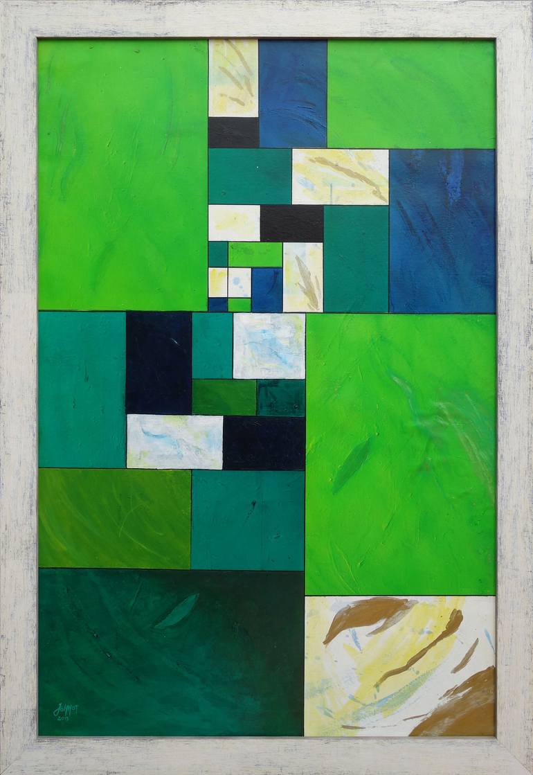 Original Abstract Painting by John N Mason