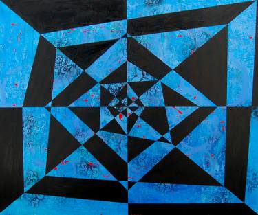 Original Abstract Geometric Paintings by Anze GaLLuS Petelin