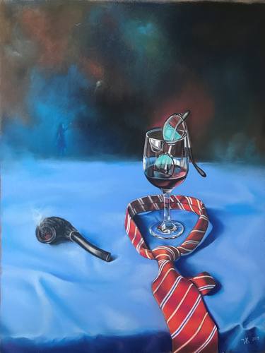 Original Realism Still Life Painting by vlad kirak