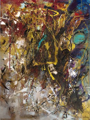 Print of Abstract Expressionism Abstract Paintings by Mara Galvao