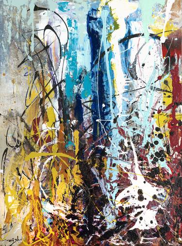 Print of Abstract Expressionism Abstract Paintings by Mara Galvao