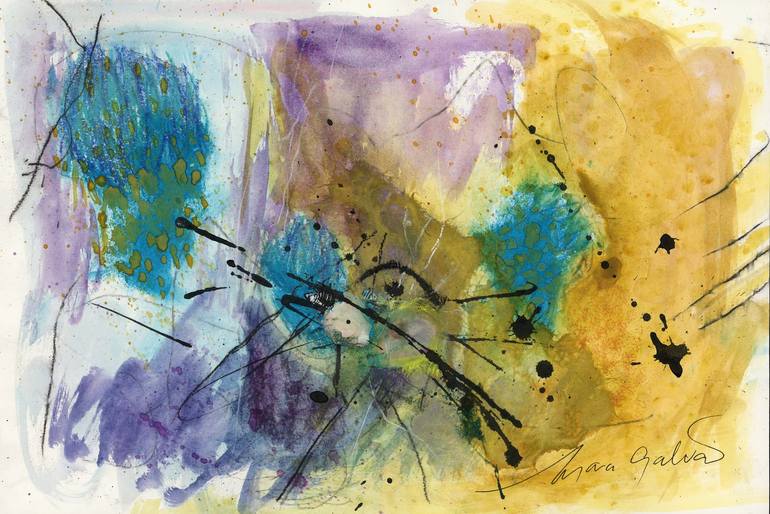 Print of Abstract Expressionism Abstract Paintings by Mara Galvao