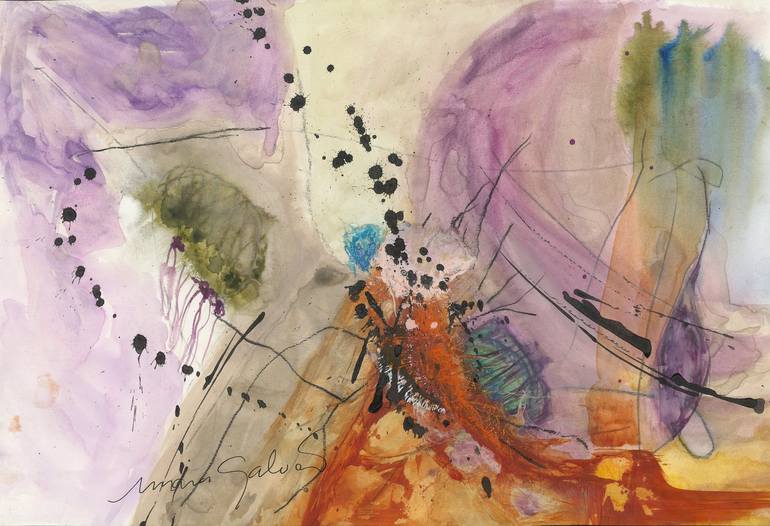 Print of Abstract Expressionism Abstract Paintings by Mara Galvao