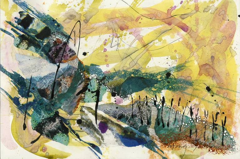Print of Abstract Expressionism Abstract Paintings by Mara Galvao