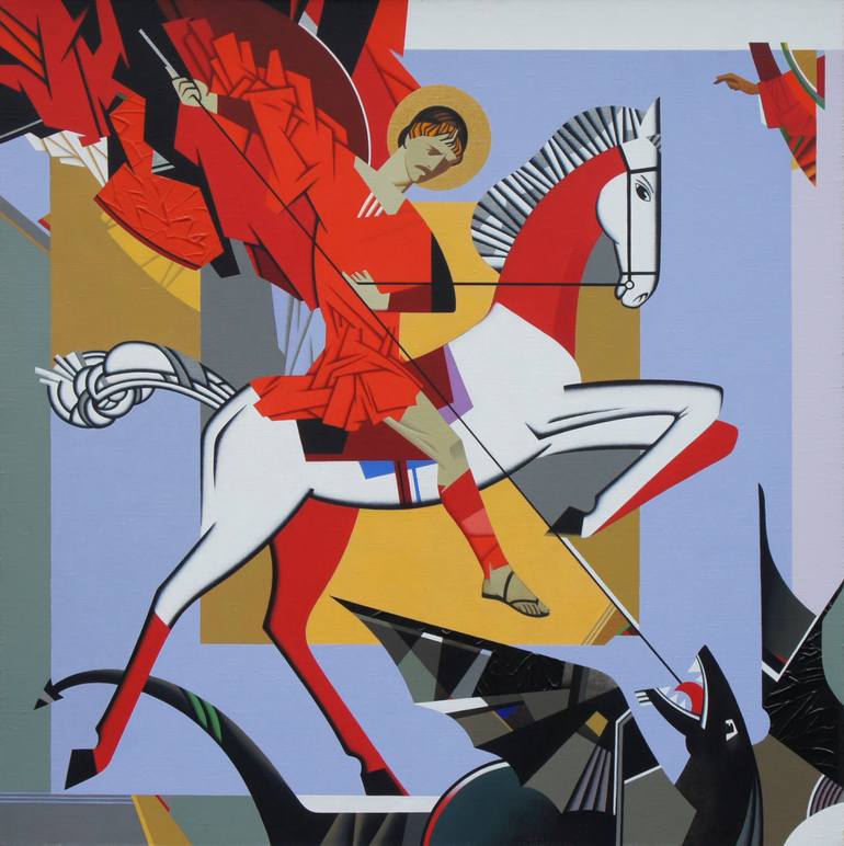 Print of Figurative Classical mythology Paintings by Mykola Yakymechko