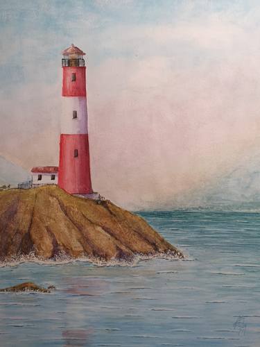 Print of Realism Seascape Paintings by Liliana Blarasin