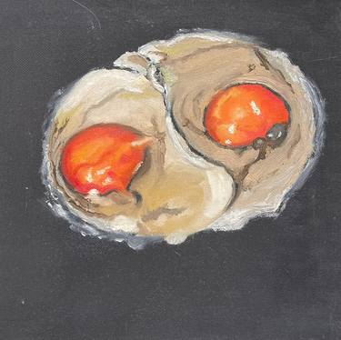 Original Abstract Food Paintings by Işın Aktan