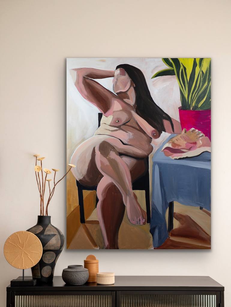 Original Figurative Women Painting by Elisa Valenti