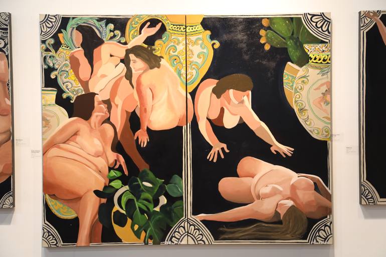 Original Nude Painting by Elisa Valenti