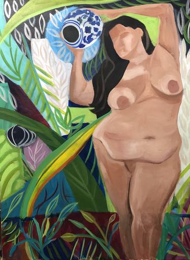 Original Figurative Nude Paintings by Elisa Valenti