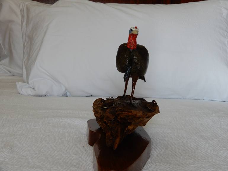 Original Folk Animal Sculpture by Randal Shook
