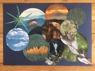 Print of Nature Collage by Gina van Hoof