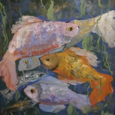 Print of Fish Paintings by Andra Paintings